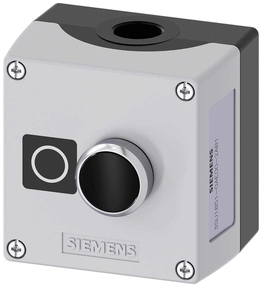 [Imagem do produto CARCAÇA PARA APARELHO DE COMANDO, 22MM, REDONDA 3SU18510AE002AB1 SIEMENS]