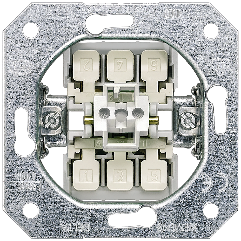 ELEMENTO DO APARELHO INTERRUPTOR DE DESLIGAMENTO DE MONTAGEM EMBUTIDA D 5TA21530KK SIEMENS