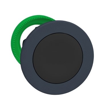 [Imagem CABEÇOTE PARA BOTÃO FACEADO Ø30MM PLÁSTICO COM RETENÇÃO PRETO ZB5FH02 SCHNEIDER]