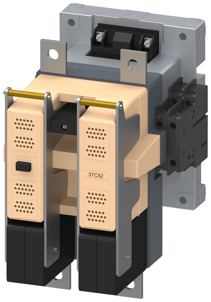 CONTATOR TAM. 8 DE 2 POLOS CC4 CORRENTE DE OPERAÇÃO NOMINAL 220A INTERRUPTOR 3TC52140BP0 SIEMENS