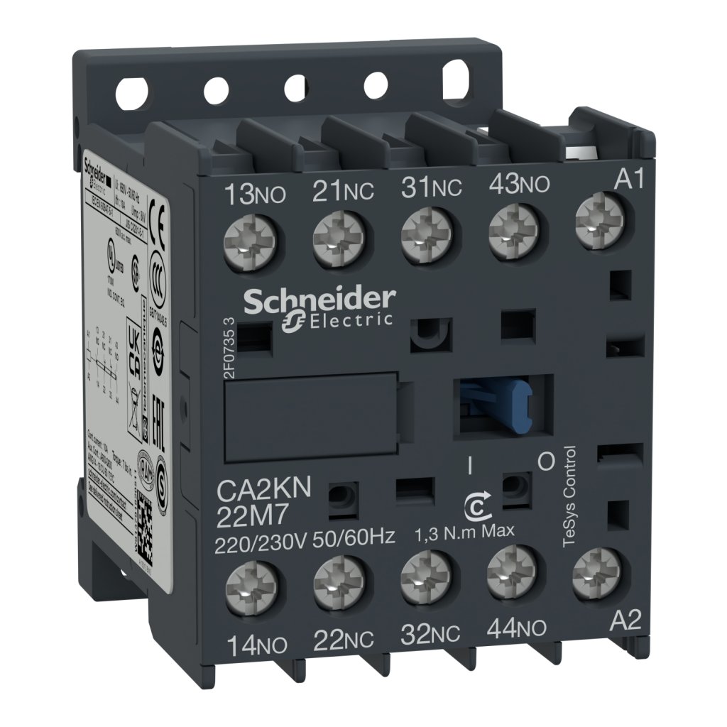 [Imagem do produto CONTATOR AUXILIAR TESYS K 2NA+2NF 127VCA CA2KN22FC7 SCHNEIDER]