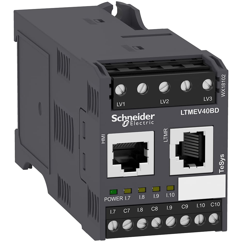 [Imagem MODULO DE EXPANSÃO 4 ENTRADAS DE 24VCC E TENSÃO TESYS T. LTMEV40BD SCHNEIDER]