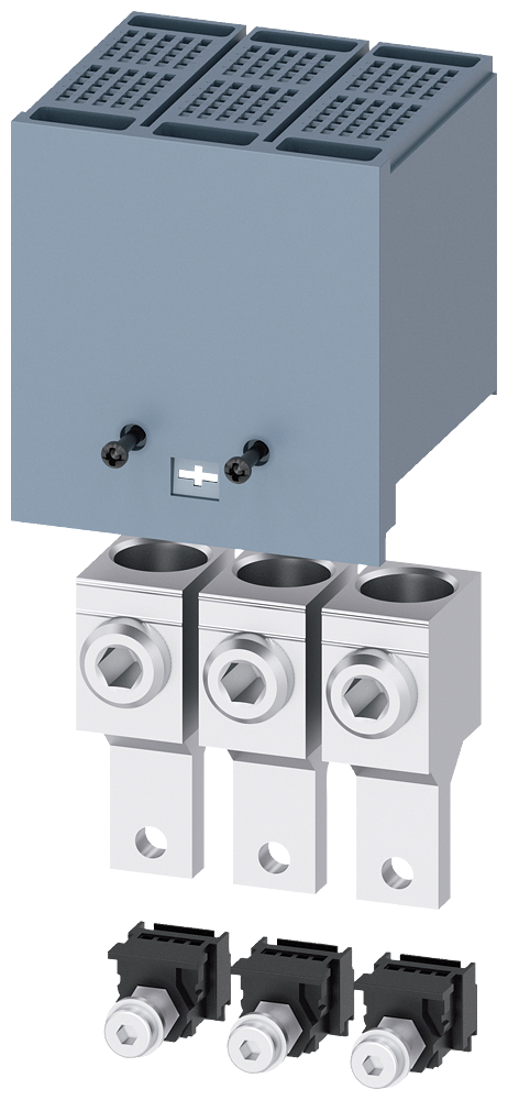 [Imagem TERMINAL PARA CONDUTOR DE SEÇÃO CIRCULAR GRANDE 3 PEÇAS ACESSÓRIOS PARA: 3VA1 3VA91130JJ12 SIEMENS]