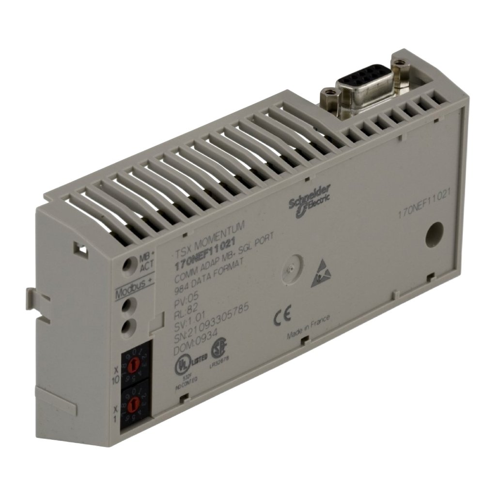 [Imagem do produto MÓDULO MOMENTUM DE COMUNICAÇÃO MODBUS 170NEF11021 SCHNEIDER]