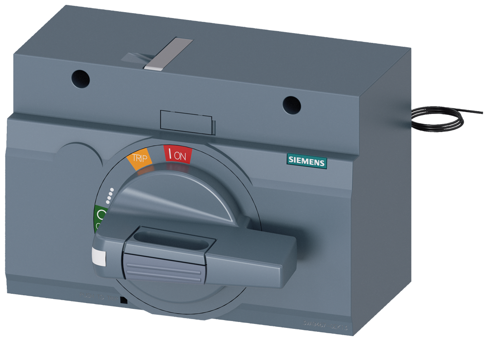 ACIONAMENTO ROTATIVO FRONTAL PADRÃO IEC IP30/40 KIT DE ILUMINAÇÃO 24V CC ACES 3VA94670EK13 SIEMENS