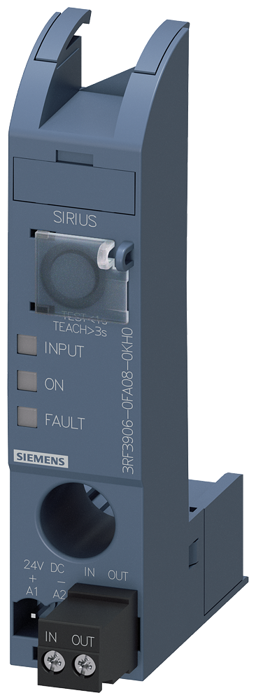 MONITORAMENTO DA CARGA BASE FAIXA DE CORRENTE 6 A / 40 ºC TENSÃO DE COMANDO C 3RF39060FA080KH0 SIEMENS