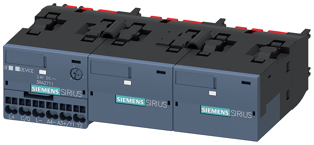 [Imagem do produto MÓDULO DE FUNÇÃO PARA LINK IO, PARTIDA ESTRELA-TRIÂNGULO, MONTAGEM SOBRE CONT 3RA27112CA00 SIEMENS]