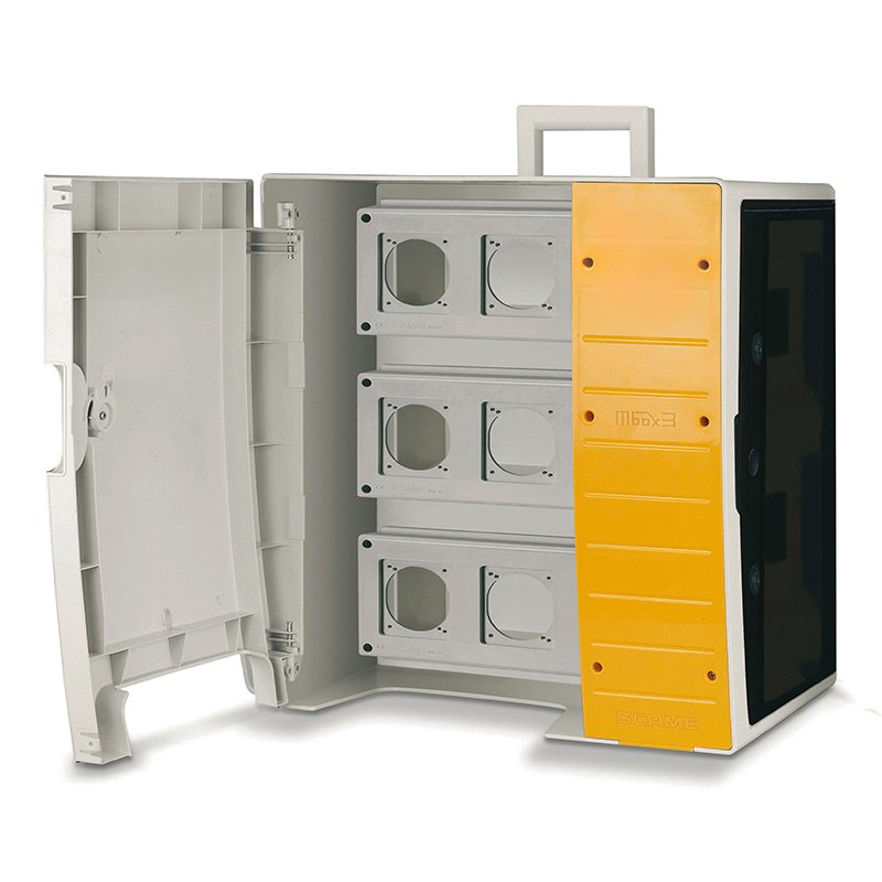 [Imagem do produto QUADRO DE DISTRIBUIÇÃO  EMPTY X 9 OPTIMA COM PORTA 657.0038-000 SCAME]