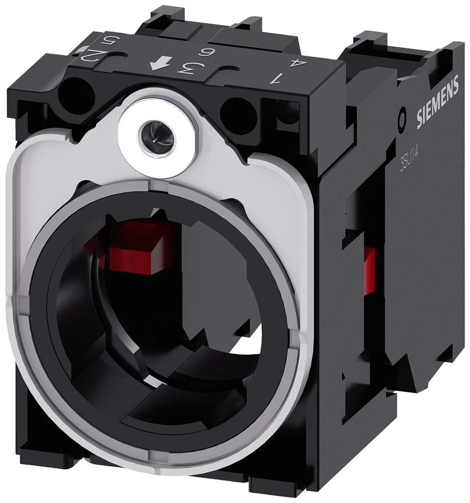 [Imagem do produto SUPORTE PARA 3 MÓDULOS, METAL, 1NF, 1NF, LIGAÇÃO POR PARAFUSO 3SU15501AA101PA0 SIEMENS]