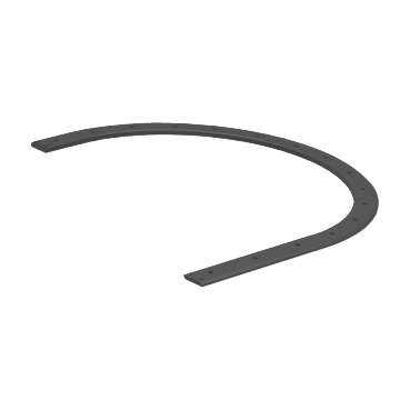 [Imagem TRILHO DE GUIA CURVO 180 ° 1 METRO LXMMCRABA68S100 SCHNEIDER]