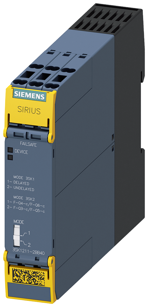 [Imagem DISPOSITIVO DE COMUTAÇÃO DE SEGURANÇA SIRIUS EXPANSÃO DE SAÍDA 4RO COM CIRCUI 3SK12112BB40 SIEMENS]