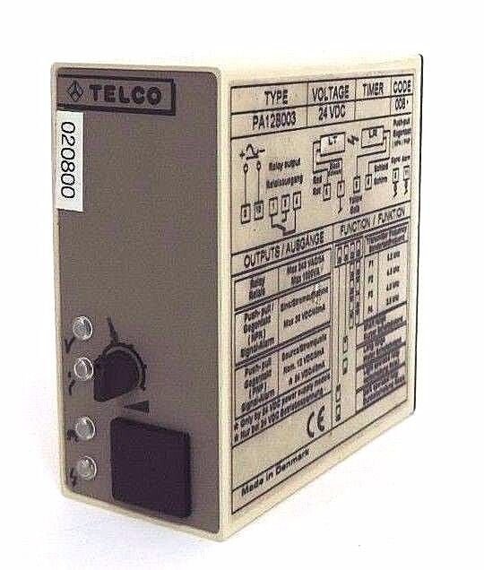 [Imagem AMPLIFICADOR FOTOELÉTRICO 5A 24VDC PA12B003 TELCO SENSORS]