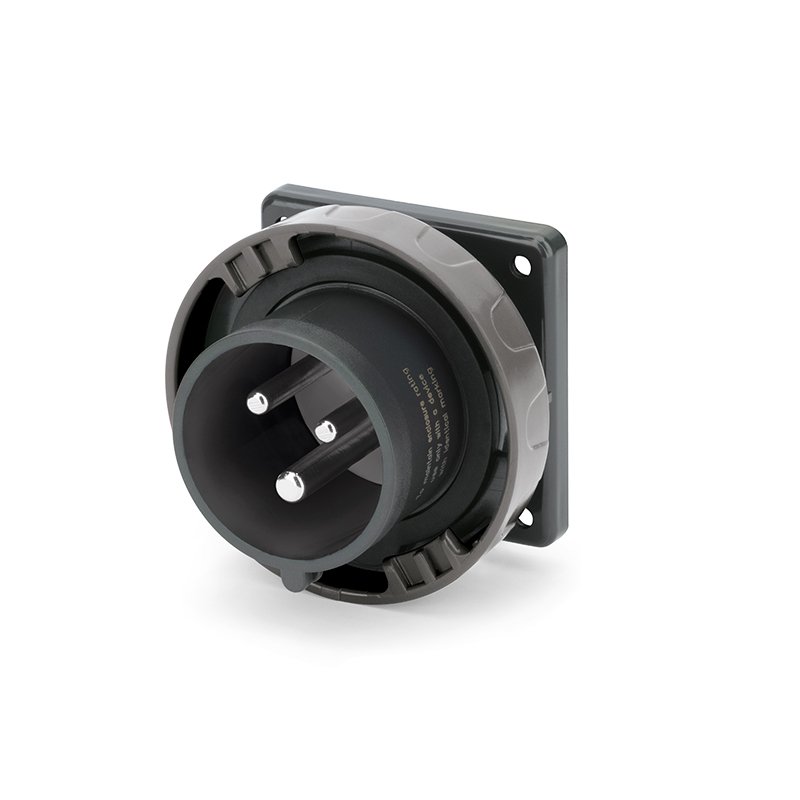 [Imagem do produto PLUGUE DE MONTAGEM EMBUTIDA 20A 2P 3W 5H IP67 277V SCA320B5W SCAME]