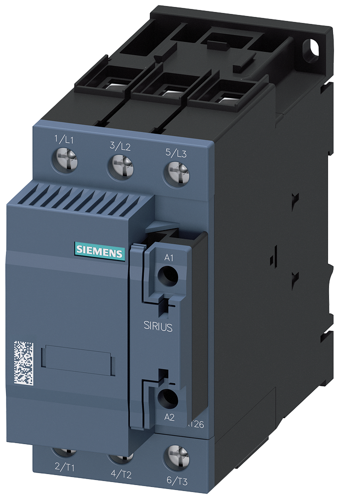 [Imagem do produto CONTATOR TRIPOLAR 75,8A 690V 20/33VCA/CC 2NF 50/60HZ 3RT26361NB35 SIEMENS]