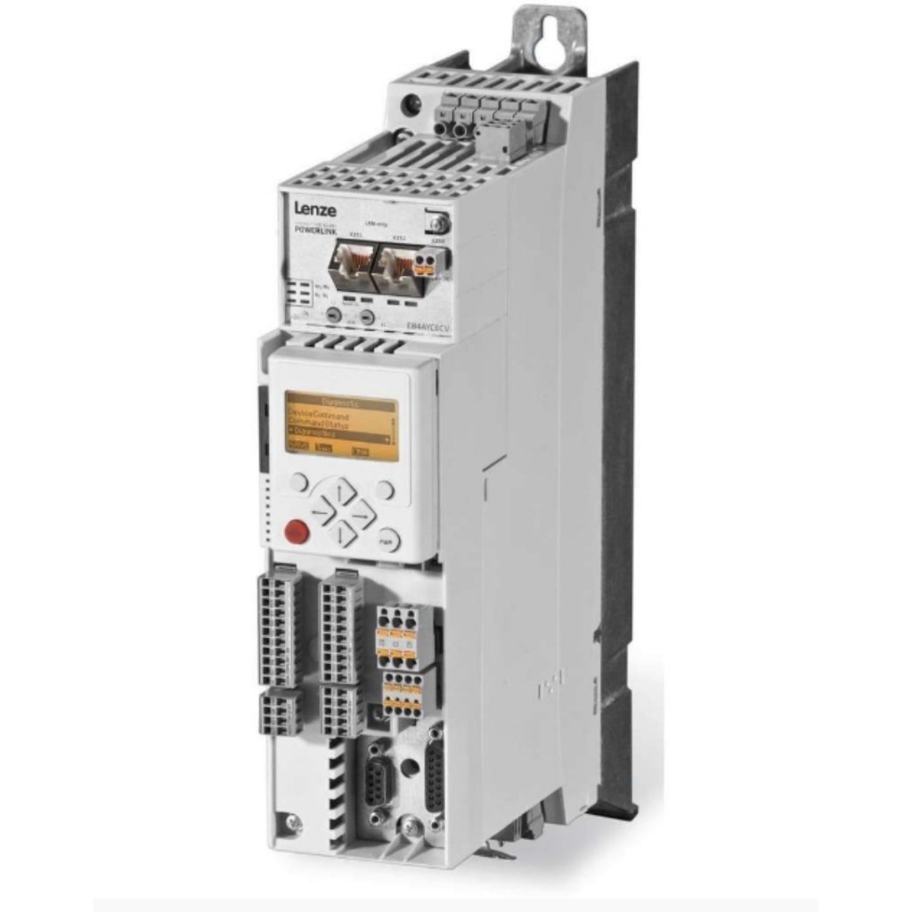 [Imagem INVERSOR DE FREQUÊNCIA TRIFÁSICO 15KW 32/25,6A 400/500V 50/60HZ E84AVTCE1534SB0 LENZE]