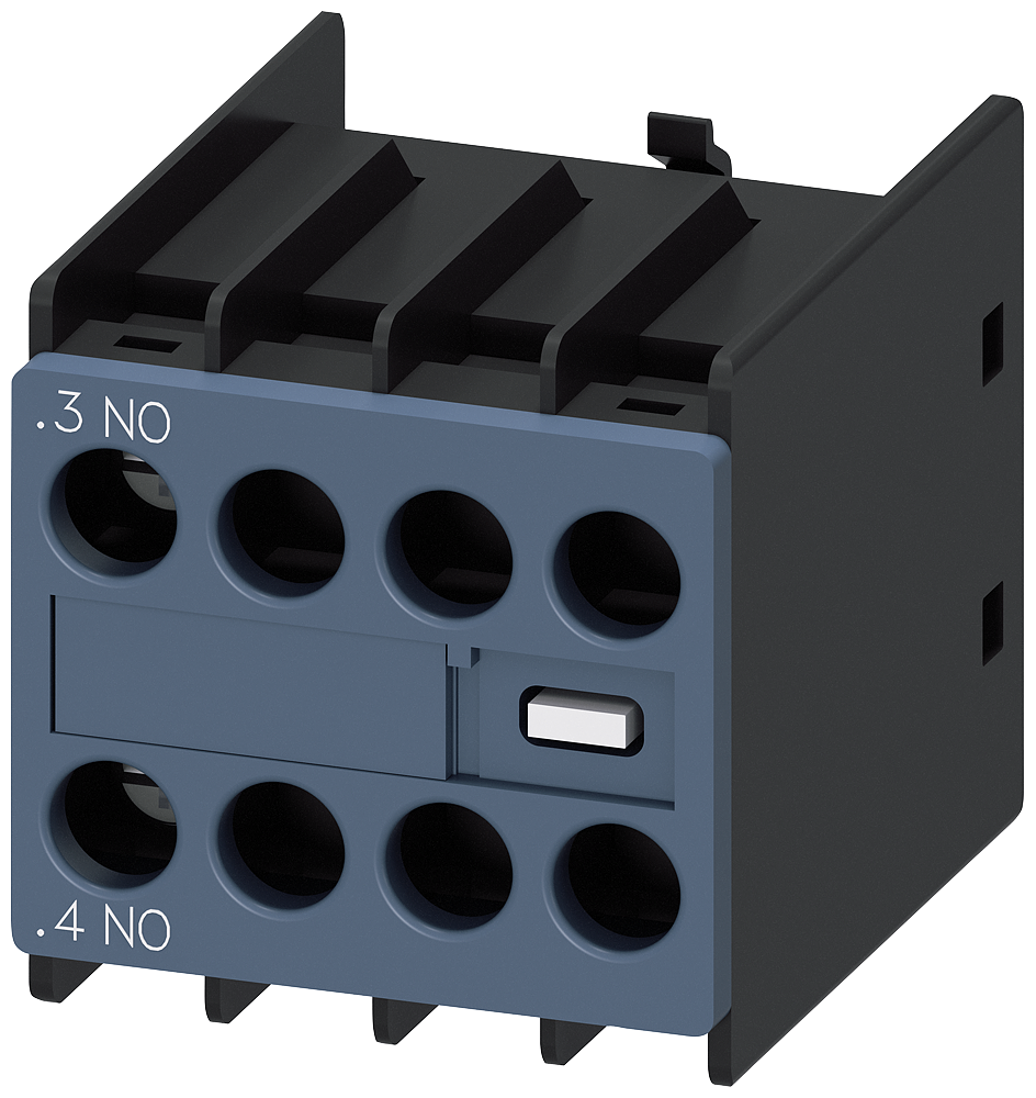 INTERRUPTOR AUXILIAR NO LADO FRONTAL 1 NA .3/.4 --/-- --/-- --/-- CAMI 3RH29111HA10-ZW97 SIEMENS