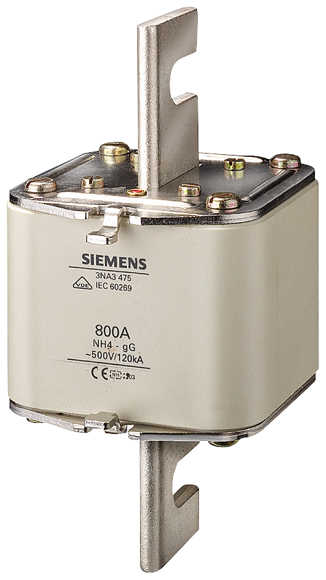 [Imagem FUSÍVEL NH T.4 1000A 500VCA 3NA3480 SIEMENS]