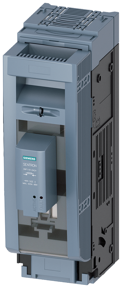 SECCIONADORA-FUSÍVEL SOB CARGA 3NP1 DE 1 POLO NH3 630 A 3NP11611DA24 SIEMENS