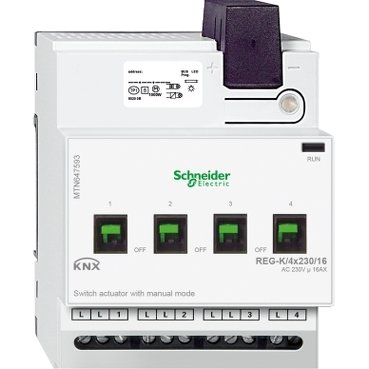 [Imagem MÓDULO ATUADOR DE CHAVE KNX 230V SCHNEIDER]