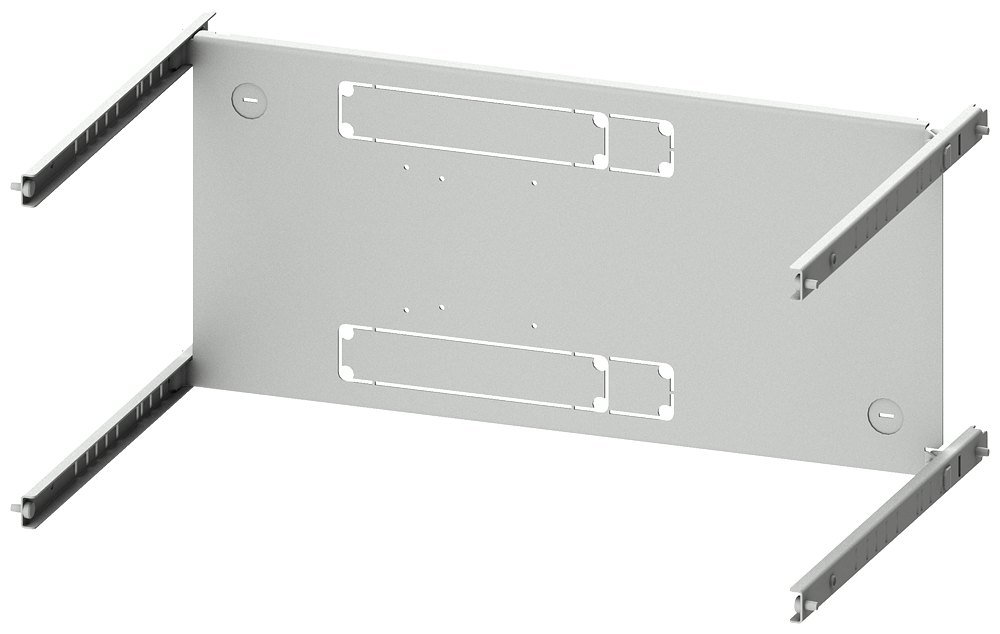 PLACA DE MONTAGEM 3KL5 ATÉ 125A DE 3 OU 4 POLOS A: 250MM L: 600MM 8PQ60002BA66 SIEMENS