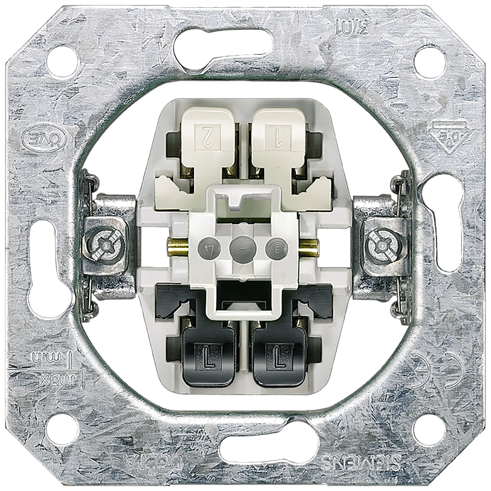 ELEMENTO DO APARELHO INTERRUPTOR DE DESLIGAMENTO DE MONTAGEM EMBUTIDA D 5TA21120KK SIEMENS
