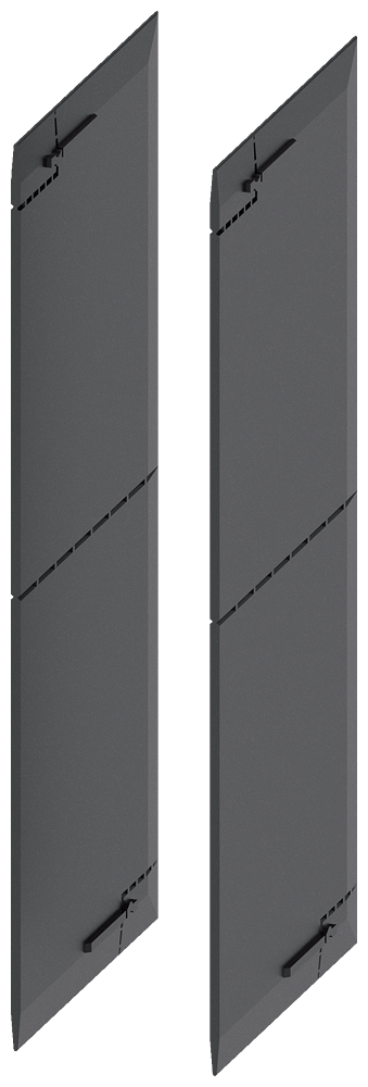 [Imagem SEPARADORES DE FASES 2 PÇS. ACESSÓRIOS PARA: 3VA61/62/52 3VA92720WA00 SIEMENS]