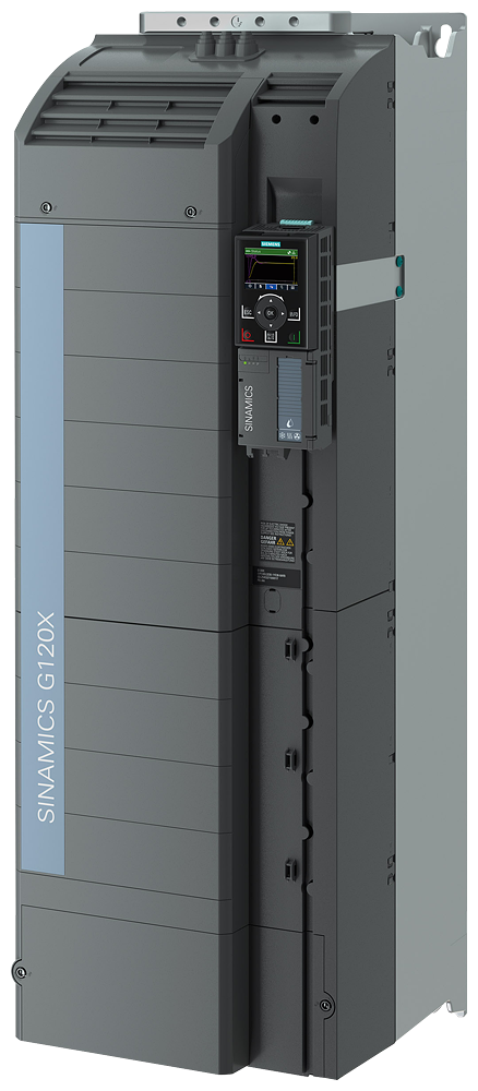 [Imagem INVERSOR DE FREQUÊNCIA TRIFÁSICO G120X 200KW 370A 380/480V 47/63HZ 6SL32202YE520AP0 SIEMENS]