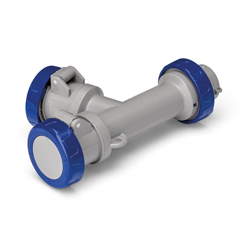 [Imagem ADAPTADOR 2X2P+E 220V 16A IP67 600.2505-062 SCAME]