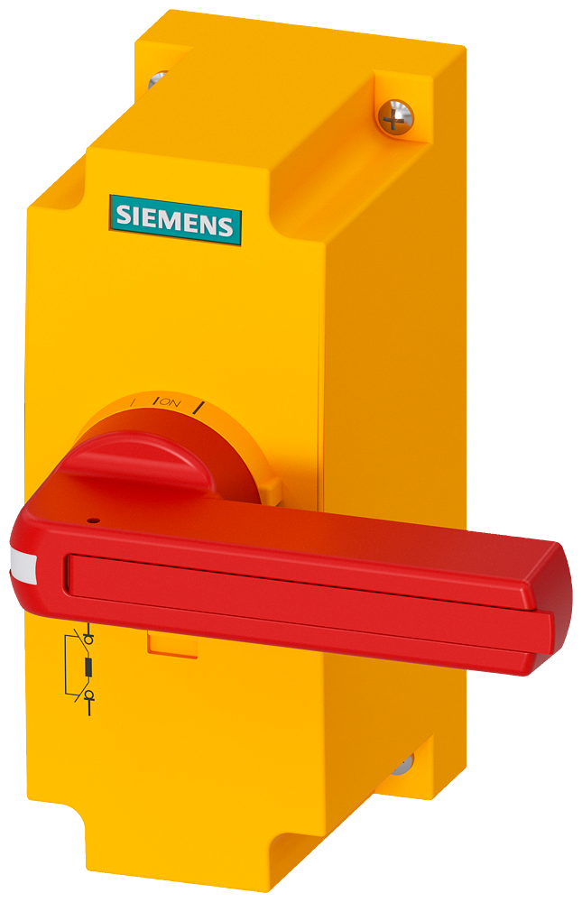 [Imagem do produto ACESSÓRIOS PARA 3KF TAM. 3 ACIONAMENTO DIRETO, VERMELHO/AMARELO FECHÁVEL NA P 3KF93012AA00 SIEMENS]