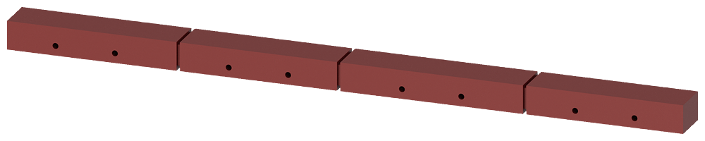 ISOLADOR DE APOIO PARA DIN 43673 CONEXÕES FRONTAIS TAMANHO 3 CONJUNTO PARA 3 3WA91110AN86 SIEMENS