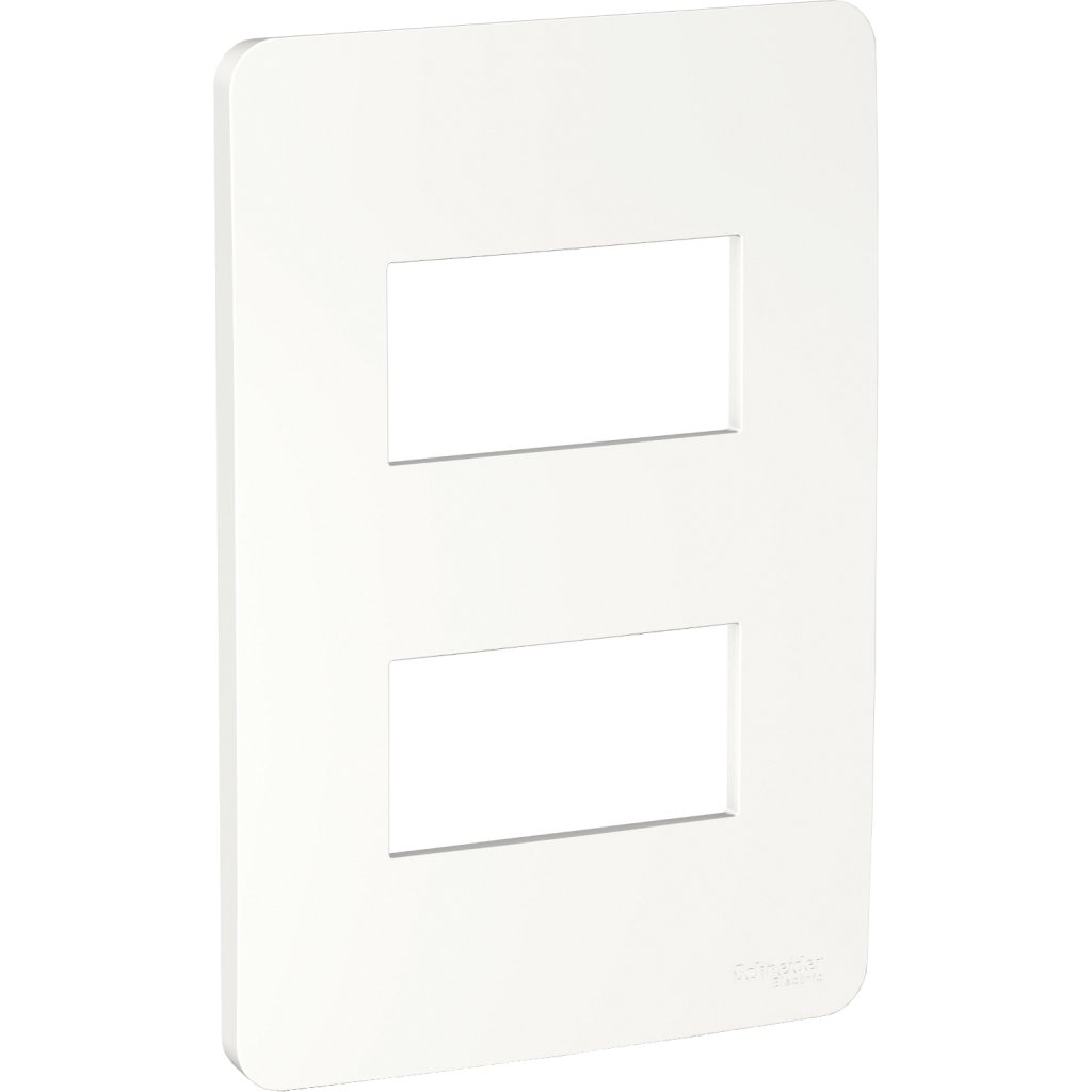 [Imagem PLACA 4X2 2 POSTOS BRANCA ORION S730121004 SCHNEIDER]