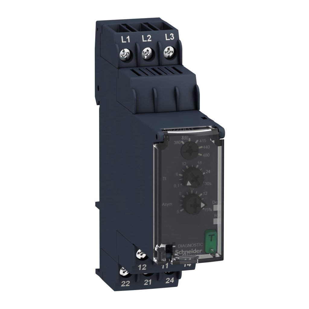 [Imagem ZELIO CONTROLE 3FASES 380480 V CA RM22TA33 SCHNEIDER]
