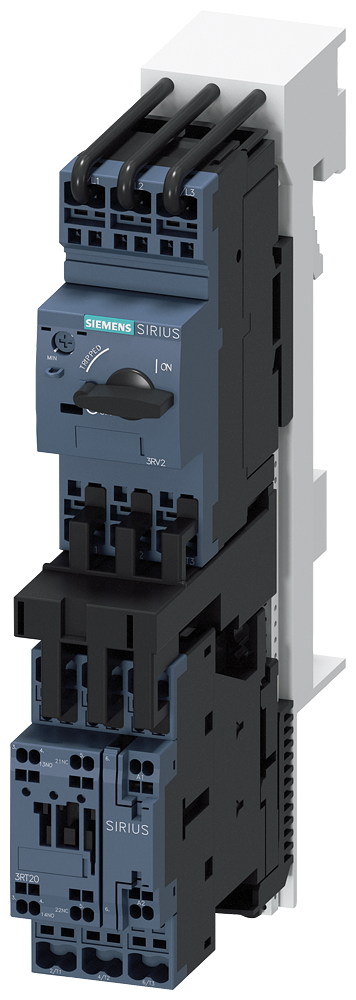 CHAVE DE PARTIDA ACIONADOR DIRETO S0 16-22 A AC 230 V/50 HZ 150 KA 3RA21204CH270AP0 SIEMENS