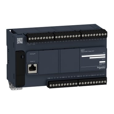[Imagem CONTROLADOR LOGICO PROGRAMÁVEL MODICON M221, 40 E/S, SAÍDA A RELE. TM221C40R SCHNEIDER]
