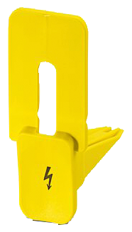 PLACA DE INSCRIÇÃO COM SÍMBOLO DE RAIO VERTICAL TERMINAIS: 95/185 MM² AMARELO 8WH90685CA06 SIEMENS