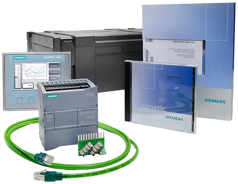 [Imagem do produto STARTER KIT S7-1200 + KTP400 BASIC COLOR 6AV66517KA013AA4 SIEMENS]