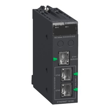 [Imagem MODULO M580 3 PORTAS ETHERNET/IP E MODBUS TCP/IP FACTORY CAST BMENOC0311 SCHNEIDER]