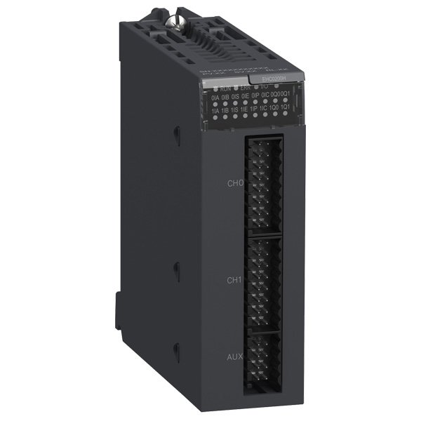 [Imagem do produto MODULO X80 CONTAGEM RAPIDA 60KHZ 2 CANAIS HG BMXEHC0200H SCHNEIDER]