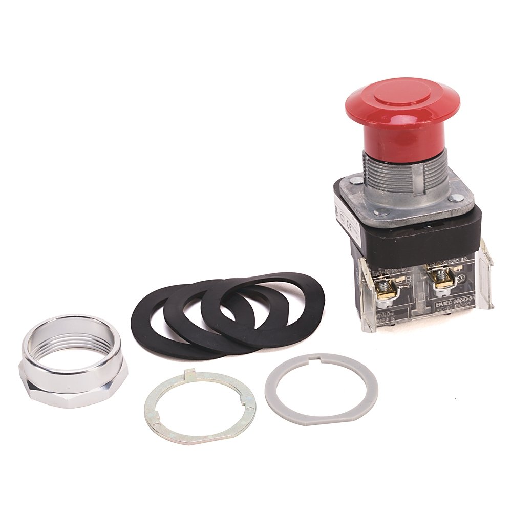 BOTÃO PUSH-PULL DE 30 MM 800T PB 800TFX6A5 ROCKWELL ALLEN BRADLEY