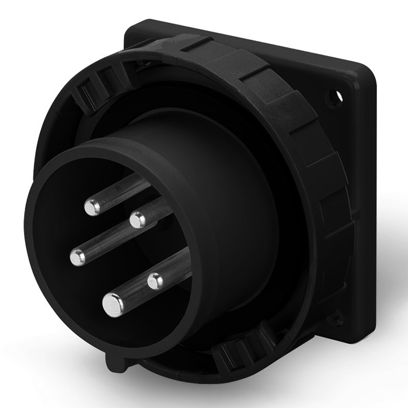 [Imagem do produto PLUGUE DE MONTAGEM EMBUTIDA 32A 3P+N+T 6H 346-415V 248.3297.K SCAME]