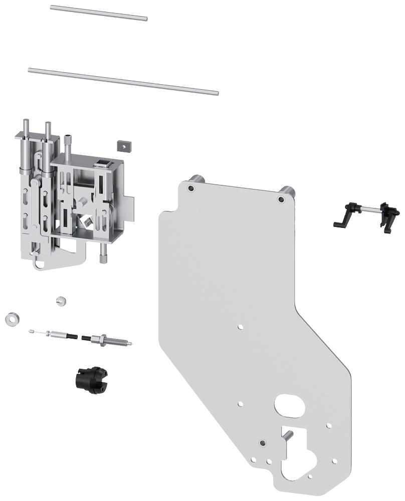 [Imagem BLOQUEIO MECÂNICO RECÍPROCO COM CABO BOWDEN DE 2000 M 3WA91110BB21 SIEMENS]
