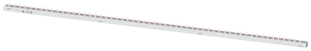 BARRAMENTO DE PINO 10MM2 DE 4 FASES 28X (1FA+N) 1000MM CORTÁVEL 5ST37702 SIEMENS