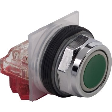 [Imagem BOTÃO DE PRESSÃO FACEADO COM GUARDA COMPLETA 1NF 9001KR1GH6 SCHNEIDER]