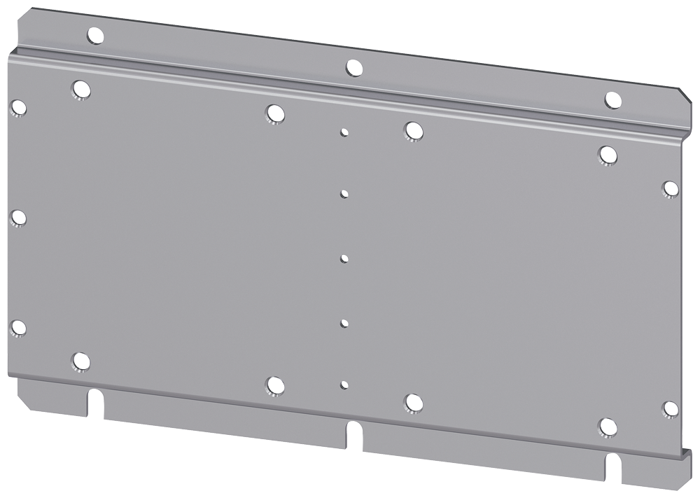 PLACA DE BASE PARA MONTAGEM DE COMBINAÇÃO DE DOIS CONTATORES (2X 3TF68) PARA 3TX76811A SIEMENS