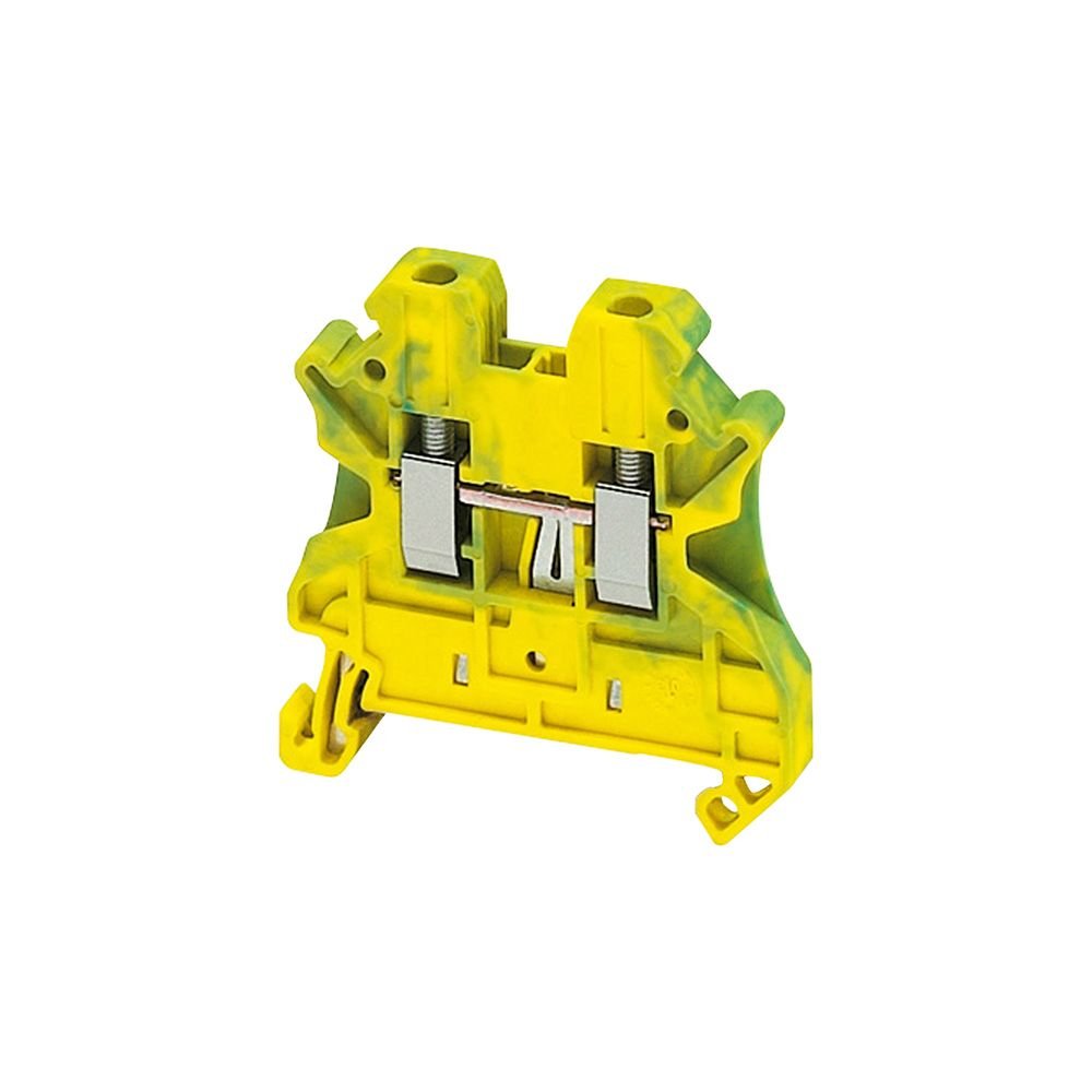[Imagem CONECTOR PARAFUSO PROTEÇÃO TERRA 2.5MM2 2 PONTOS SCHNEIDER]