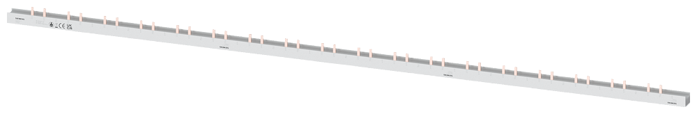 BARRAMENTO DE PINO 10MM2 DE 4 FASES 17X (1FA+N) 950MM CORTÁVEL 5ST37461 SIEMENS