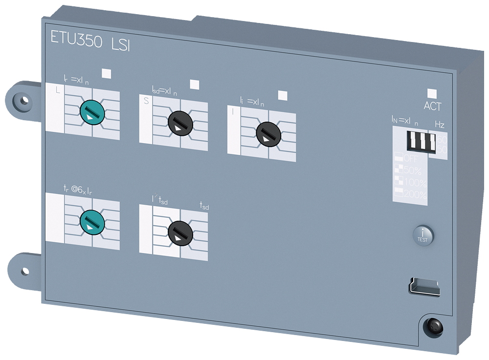 DISPARADOR DE SOBREINTENSIDADE ELETRÔNICO LSI COM INTERRUPTORES GIRATÓ 3VW90125AA00 SIEMENS