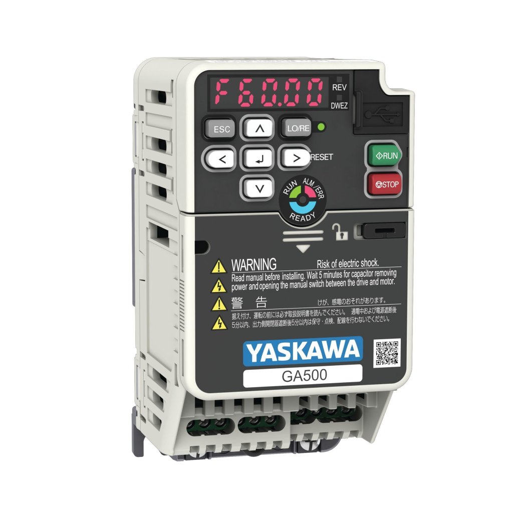 [Imagem do produto INVERSOR DE FREQUÊNCIA MONOFÁSICO 200 VAC 1,5CV 6A YASKAWA]