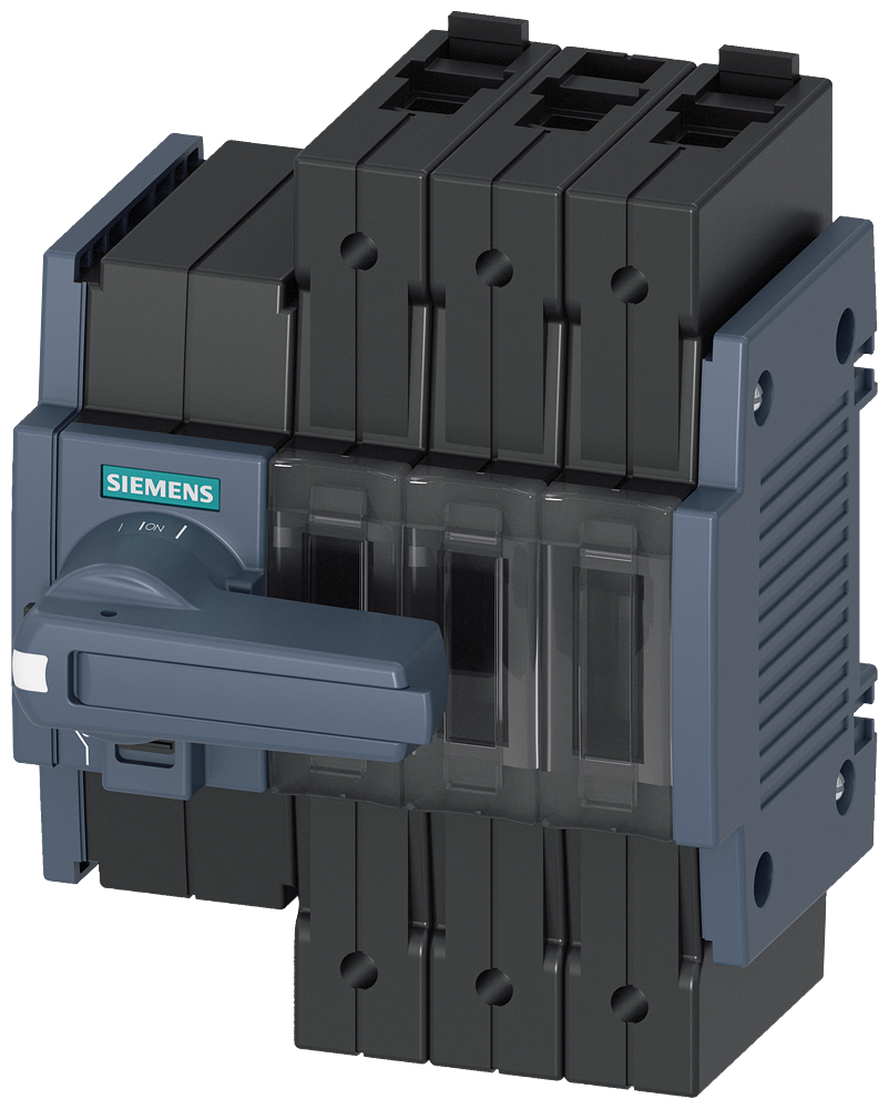 [Imagem do produto SECC. FUS. 3P 63A TERM. BORNE C/ MANOP. 3KD26322ME100 SIEMENS]