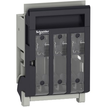[Imagem do produto FUSE SWITCH DISCONNECTOR, FUPACT ISFT100, 100 A, DIN NH000, 3 POLES, BACKPLATE MOUNTING, 1.5 TO 50 MM² CABLE CONNECTORS SCHNEIDER]